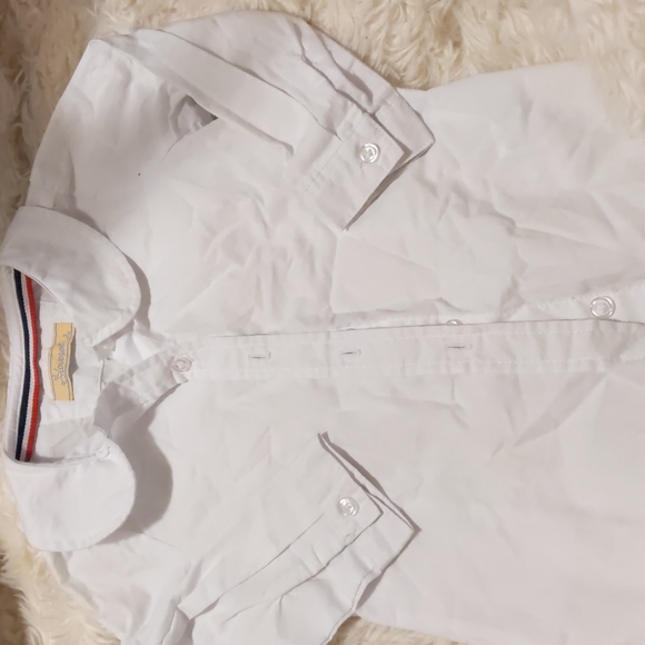 Leveret White girls dress shirt size 2 - Picture 2 of 9